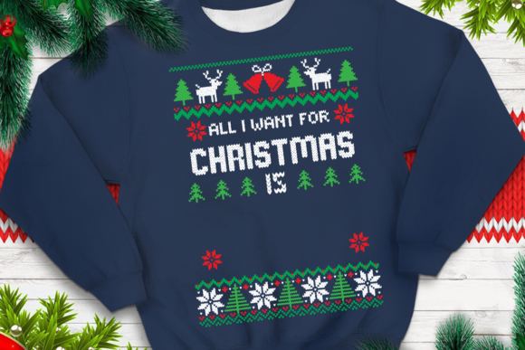 008- All I Want for Christmas Template for Crafts