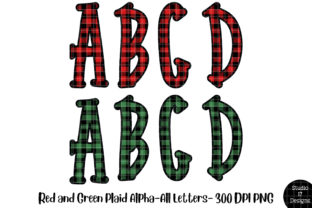 Buffalo Plaid Alphabet Bundle