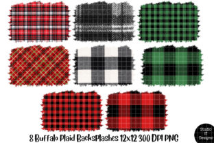 Buffalo Plaid Backsplash for Sublimation Illustrations