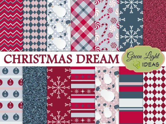 Christmas Holidays Scrabooking Papers Patterns