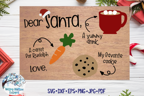 Christmas Santa Tray for Crafts