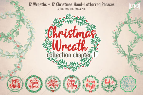 Christmas Wreaths Phrases Ch. 1: A Decorative Element for Seasonal Branding