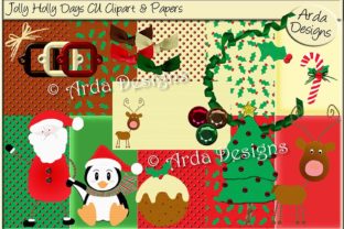 Jolly Holly Day Illustrations