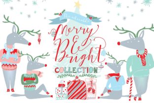 Merry and Bright Clipart