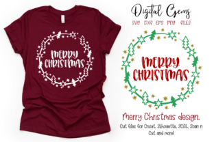 Merry Christmas Design for Crafts