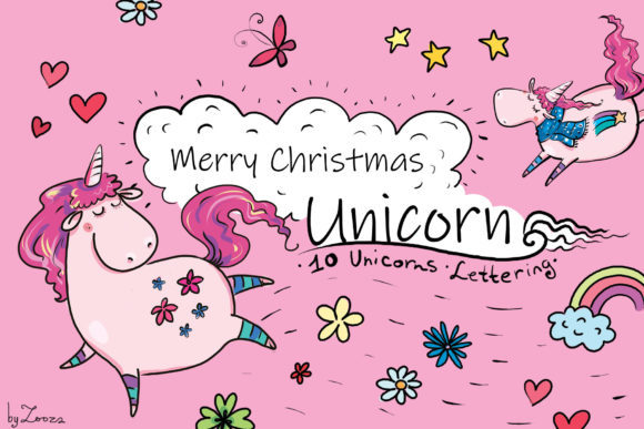 Merry Christmas Unicorn Crafts