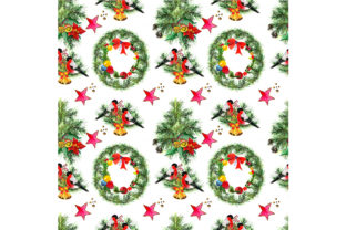 Seamless Christmas Pattern for Local Business Branding